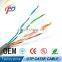 wholesale bare copper utp cat6 cable with UL utp cat5e 24awg type wire