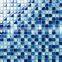 Modern house design blue glass mosaic tile, swimming pool glass mosaic, bathroom wall tiles glass (GS81504)