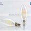 Energy Star LED candle bulb 2W LED filament bulbs