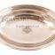 IndianArtVilla Handmade Steel Copper Serveware Dish Serving Oval Platter Plate 800 ML - Home Restaurant Hotel Kitchen Dining