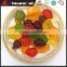 High Quality Loose Packing Fruits Shape Rubber / Gummy Candy