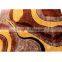 3d design plain 100% silk carpets 3d shaggy anti slip carpet backing