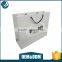 High quality white color paper bag art paper gift packaging paper bag with logo print