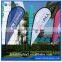 Popular hot sales aluminum advertising beach teardrop flag
