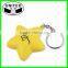 Eco-friendly material novelty keychains with custom shape, cheap decoration custom keychains