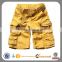2016 fashion wholesale khaki cheap baggy mens 3/4 cargo shorts