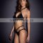 New Arrived pure color hot sexy black color Bind type of bikini