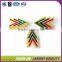 Special shape two part custom decoration metal label for pant and coat