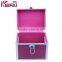 Keifai Customizable Portable Purple Plain PVC Custom Jewelry Box
