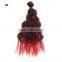 25cm Long Ombre Wavy Hair Curly Extension Bundles for Doll