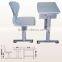 Adjustable single student desk and chair XG-207