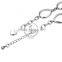 18KGP platinum plated crystal rhinestone blue Austria crystal elements women drop charm bangle bracelet fashion jewelry B001