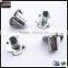 Zinc plated T-nut with 4 prongs M6