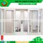 PVC Profile Windows with Shutter Curtain Sliding Window Stainless Steel Window Grill Design