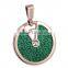 Stingray leather inlay big stone pendant design simple gold pendant design, quantum pendant price in india