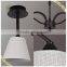 Home Indoor Lighting Fabric Shade Pendant Lights Products, Decorative Lamp Pendant Cloth