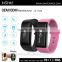 Wireless activity tracker with silicone band bluetooth bracelet watch with heart rate monitor