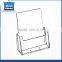 Injection Molded Plastic Leaflet Holders with Slant Back For Tabletop or Wall Mount Use