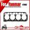 Gasket cylinder head for Yanmar mini tractor and excavator diesel engine 4TN82 use
