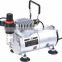 oil-free air brush compressor with low noise