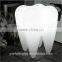 hotel and living room chair,fiberglass tooth shape chair