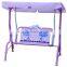 vivinature Outdoor Garden Patio Covered Swing with Frame, Sand