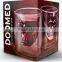 New Product Personalized 75ml High Borosilicate Glass Skull Shot Glass Double Wall Skull Wine Glass Cup