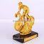Custom goldern resin bicycle sports trophies new designs award