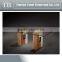 Modern white rectangle marble with glass top console table