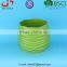 BSCI Audit Factory Decorative colourful Ceramic Wavy surface Design Planter, glazed ceramic flower pot