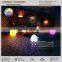 waterproof color changing LED peach lamp / wedding decoration