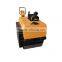 walk behind double drum vibrator soil compactor roller