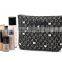 Fashion cotton women makeup pouch beauty zipper cosmetic purse toiletry zipper purse