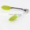 Fresh Silicone Stainless Steel Food Tongs Kitchen Tools, 7 Inch