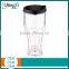 Plastic Insulated Double Wall Upside Down Beer Glass Tumbler