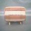 Custom lovely good-looking barrel shape wooden piggy bank for children