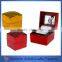 Customized design handmade velvet medal box with ribbon