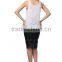 Ladies New Design Sleeveless Round Neck Beaded Top