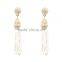 Bohemian jewelry small beads long tassel charms earrings for women