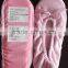 soft velvet women ballerina shoes for dancing with velvet fabric