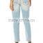Wholesale latest new model design fashion women jeans denim jeans pant
