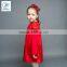 2017 New Arrival Girls Casual Party Dress Together With Leather Girls Long Sleeve Frock