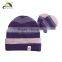 Kids Cotton Hand Knitted Woolen Caps Fashion Winter Hats And Caps With Pom