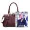 China Leather Handbag Wholesale Price Quality Leather Boston Bag Women Tote Bag Handbags