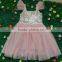2015 new arrival sequin birthday baby girl summer dress M5032739