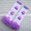 1 pair cartoon ice cream cotton socks for baby child knee pads knitting leg warmers for kids