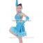 Girls Feather Ballroom Latin Dress Fancy Dress Competition For Kids