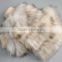 YR168 Lady Fashion White Boot Topper/Real Raccoon Fur Leg Warmer