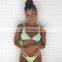 Band Color Color Mosaic Split Swimsuit Sexy Swimsuit
