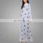 2016 Hotsale Abaya High Quality Muslim Chiffon Ptinted Baju Kurung Muslim Long Maxi Dress